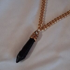 Lave Stone Pendant Necklace